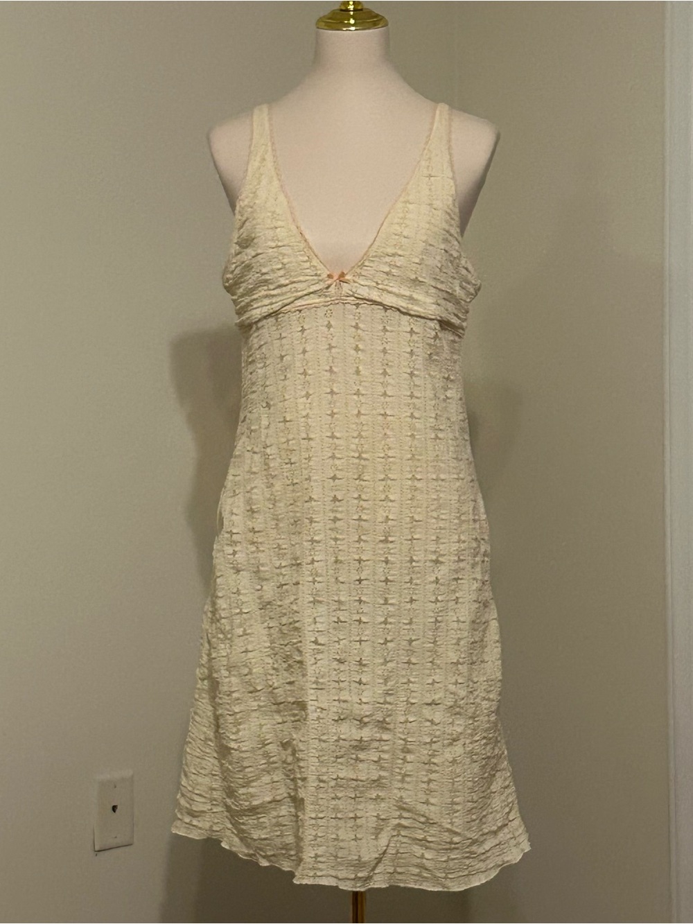 Cosabella Y2K Cream Babydoll Chemise | Size: M